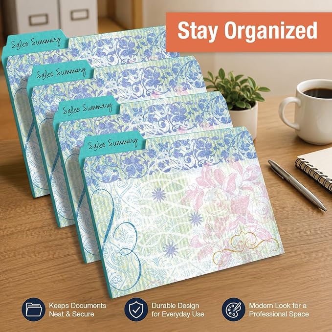 Current Floral Fun File Folders Value Pack - Image 3