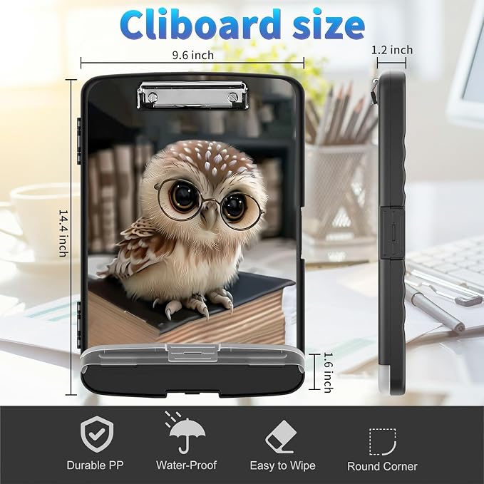 Clipboard with Storage, Clip Boards 8.5x11 with Storage High Capacity Nursing - Image 4
