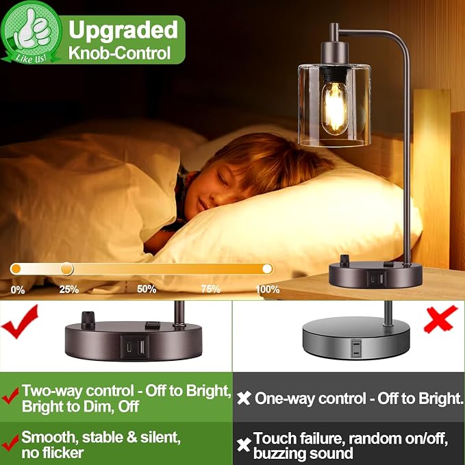 Lynnoland Set of 2 Oil Rubbed Bronze Table Lamps - Image 3