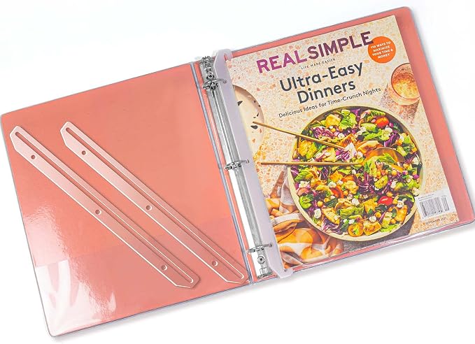 40Pcs 3 Hole Punched Magazine Holders, Magazine Organizer, 3 Ring Binder Insert - Image 8