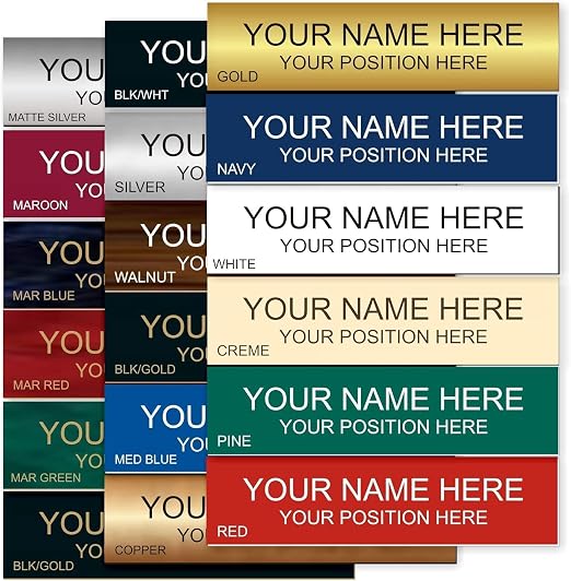 Lasercrafting Custom Engraved Name Plate - Image 5