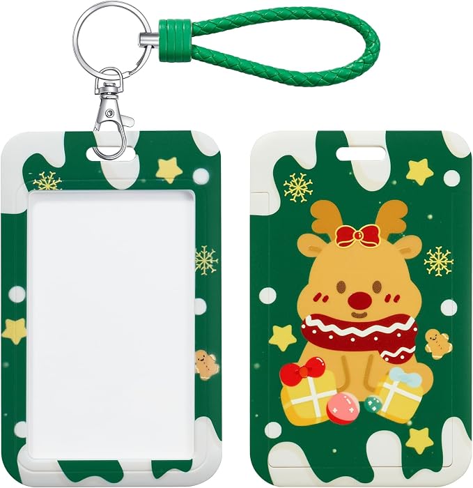 ID Card Badge Holder Key Chain by SHININGEYES