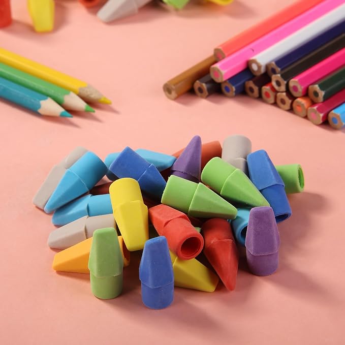 Mr. Pen- Pencil Erasers Toppers, 120 Pack, Latex Free, No Smudge | Mr Pen - Image 6