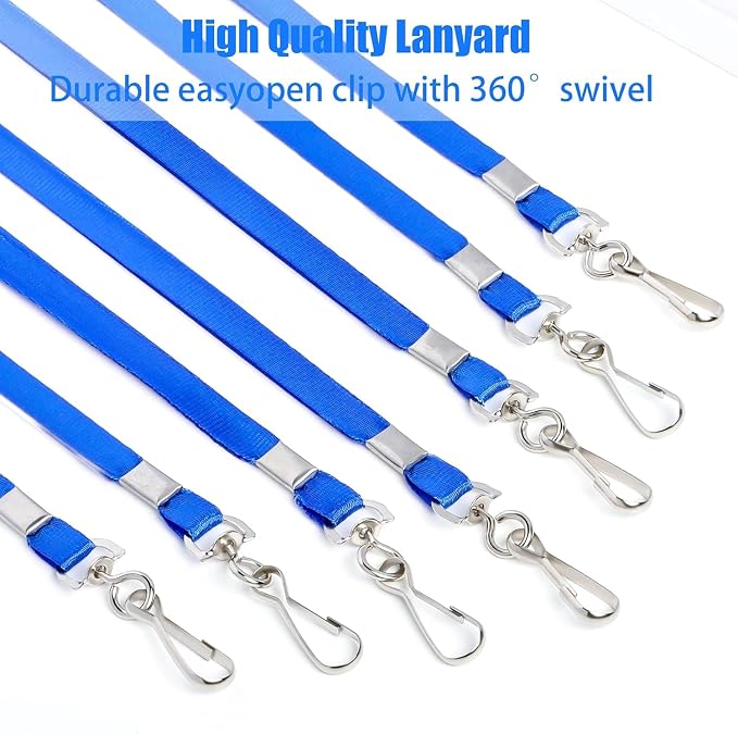 LOCONHA 100 Pack Blue lanyards Lanyards - Image 4
