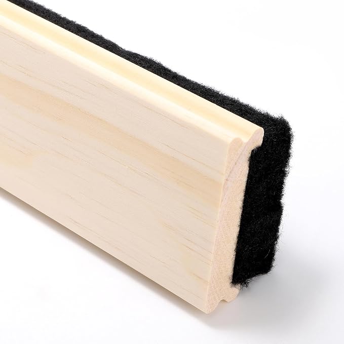 Elsjoy 12 Pack Chalkboard Erasers, Wood Felt Chalk Eraser Blackboard Chalk - Image 5