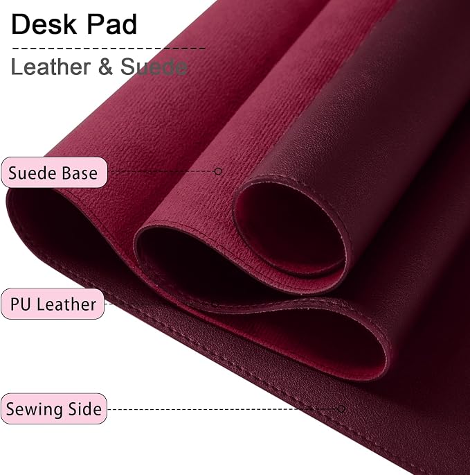Non-Slip Desk Pad, PU Leather Desk Mat - Image 3