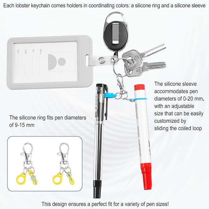 8 Pack Retractable Pencil Holder - Image 5