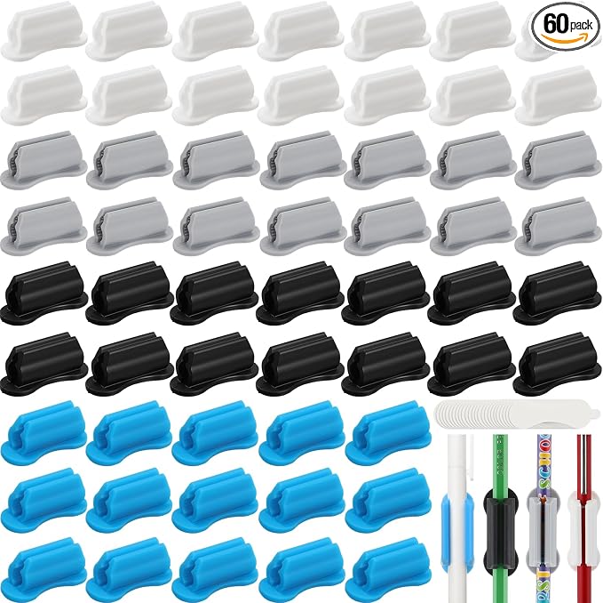 Sherr 60 Pack Adhesive Pencil Holders by Sherr