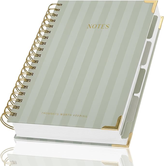 Aesthetic Thick Spiral Notebook by ZICOTO