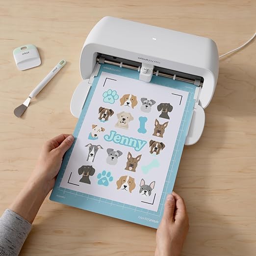 Cricut Joy Xtra-Sticker Starter Kit Smart Cutting Machine, White-DeskLoop Office