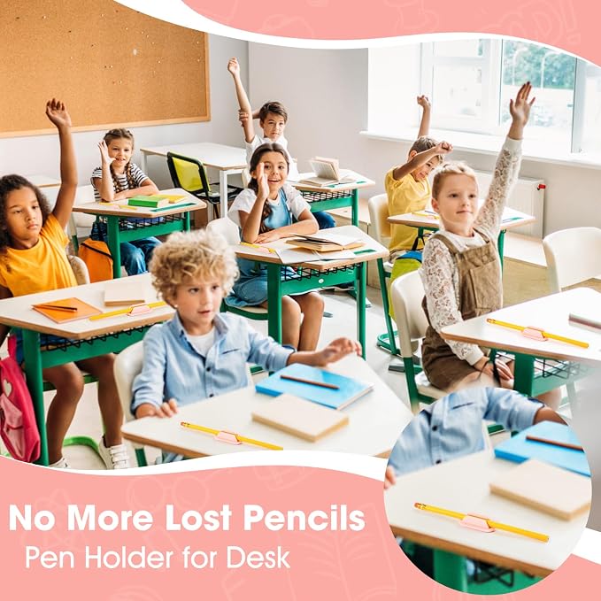 VZZNN 20 PCS Adhesive Pencil Holders - Image 3