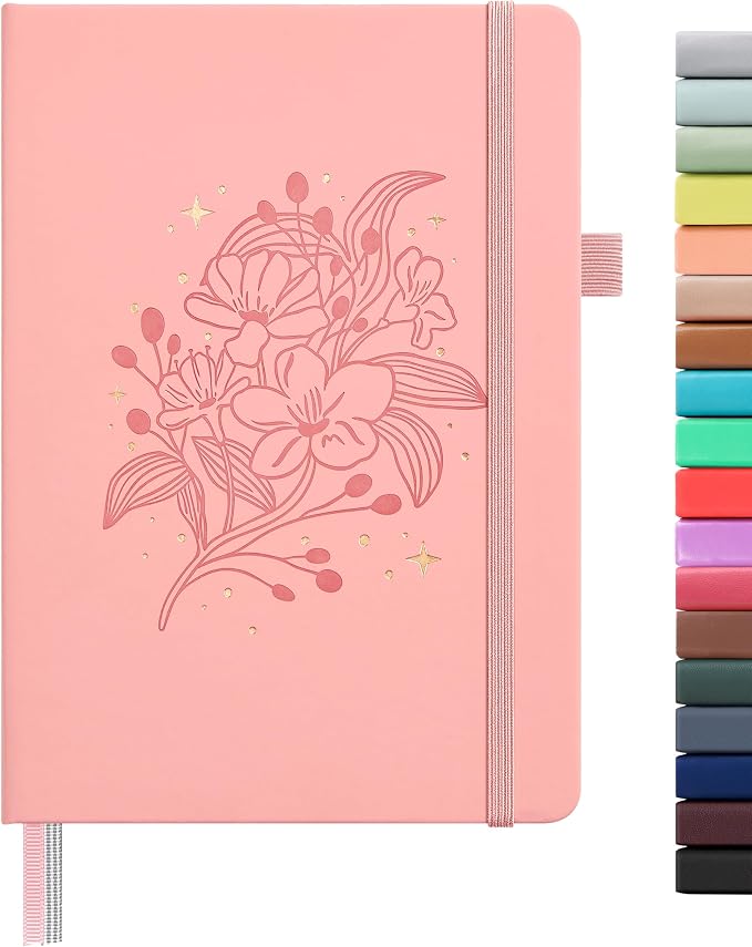 &And Per Se Lined Hardcover Notebook – A5 5.7"x8" College Ruled, 160 Pages by AndPerSe