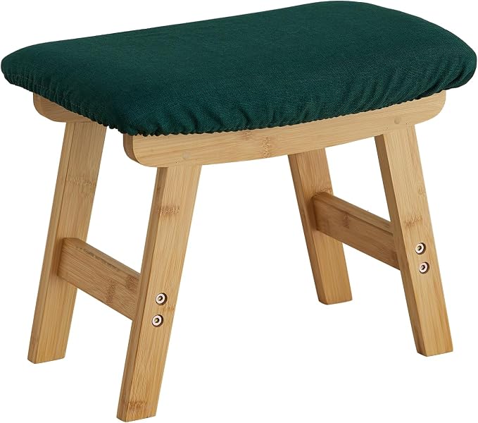 Foot Stool Ottoman Foot Rest Under Desk, Small Stool - Image 8