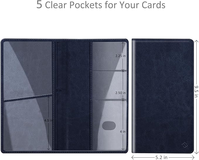 FINPAC Car Registration and Insurance Card Holder, Vehicle Glove Box Card - Image 2