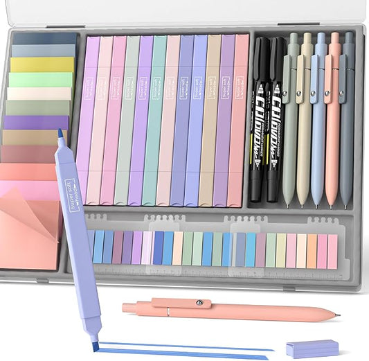 Nicpro 62 PCS Aesthetic Book Annotation Kit by Nicpro