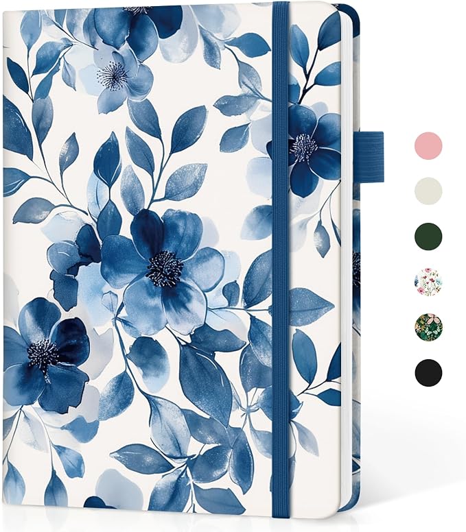 Blank Journal Notebook for Women & Men, Hardcover Leather Journal for Writing by Taja
