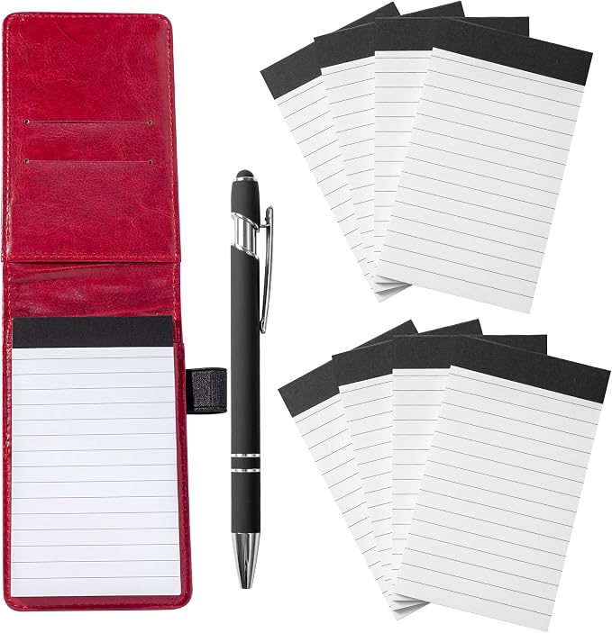 Camelmother 10Pcs Pocket Notepad Holder Set Notebook 3 x 5 Inch - Image 5