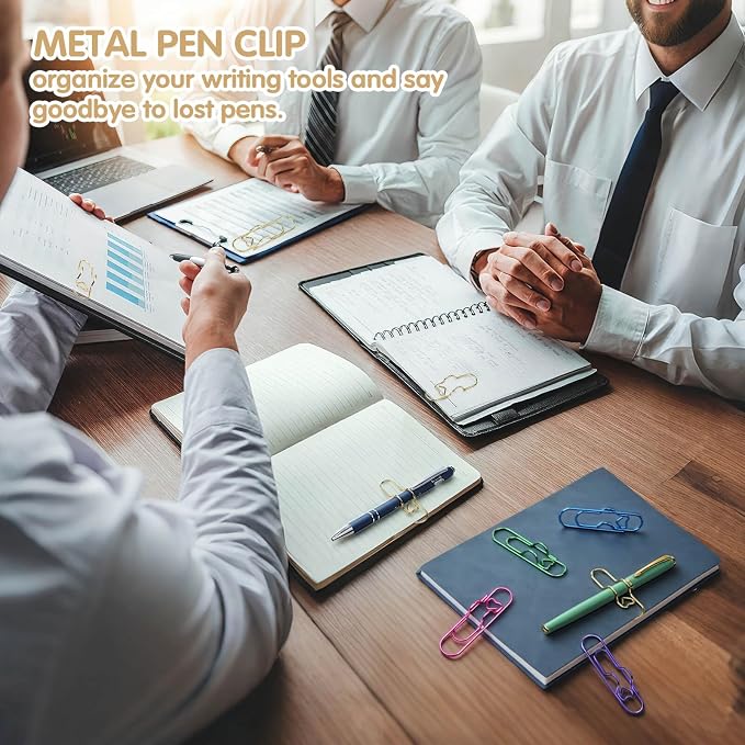 Paper Clip Pen Holder, Papers Planner and Journal Accessories - Image 4
