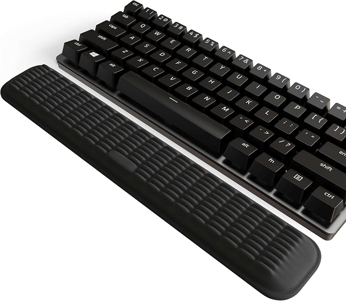MEKASS Keyboard Wrist Rest for 60% Compact Keyboard, Ergonomic Soft Memory Foam by Mekass