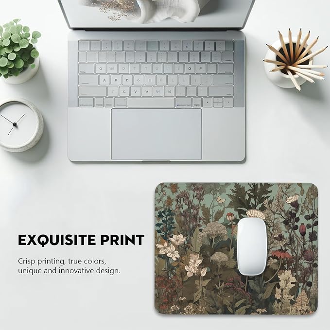 Botanical Elegance Wildflower Mouse Pad - Image 6