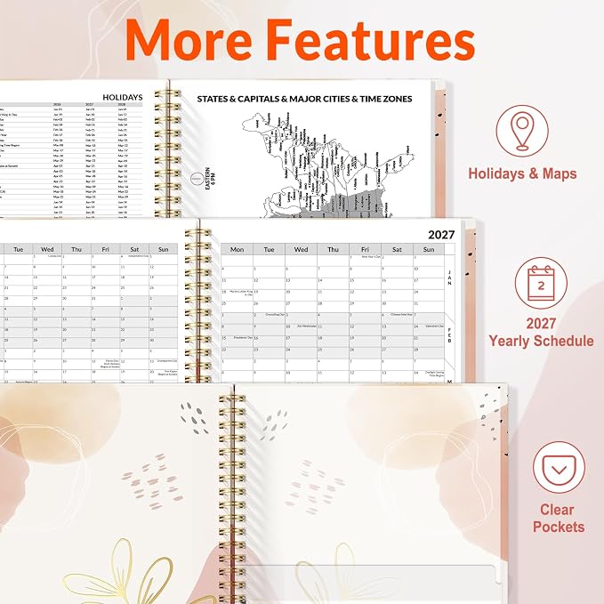 SUNEE 2026-2027 Appointment Book, Quarter-Hourly, Weekly & Monthly - Image 6
