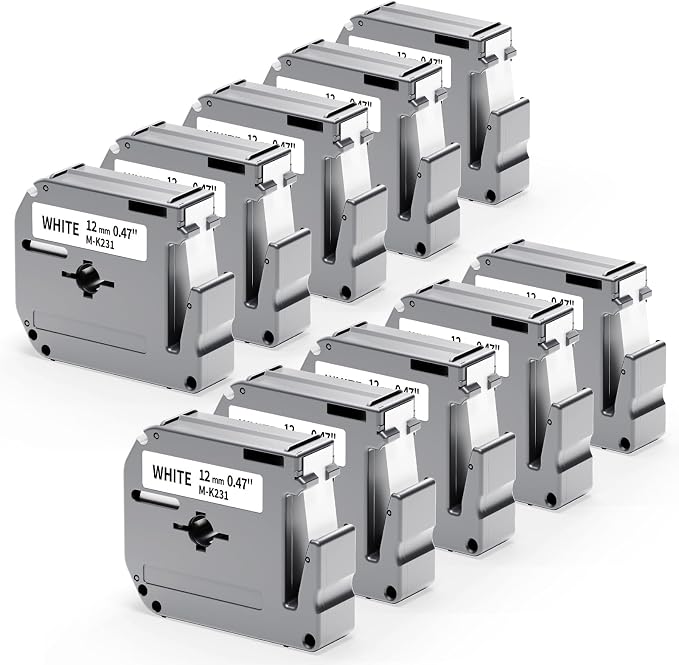 10 Pack Labelife M-K231s Label Tape Replace by Labelife