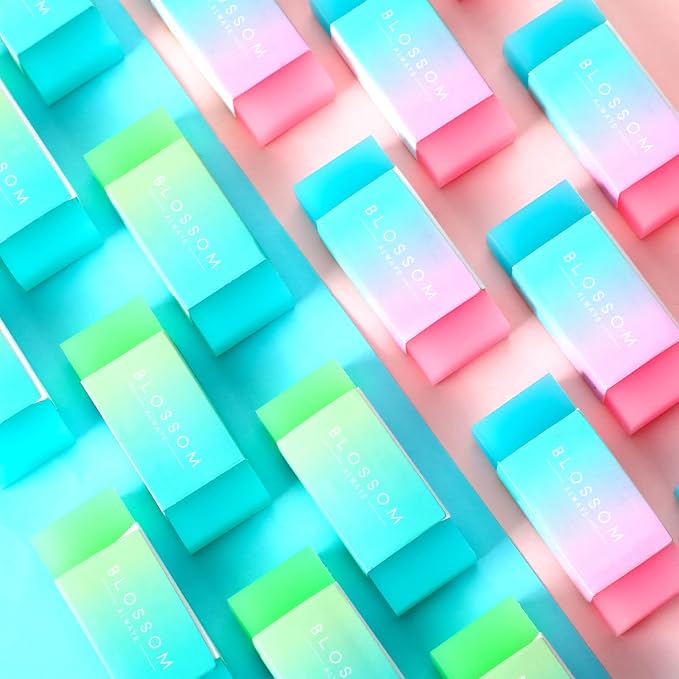 Gersoniel 24 Pcs Cute Jelly Pencil Erasers Bulk Back to School Supplies Soft - Image 6