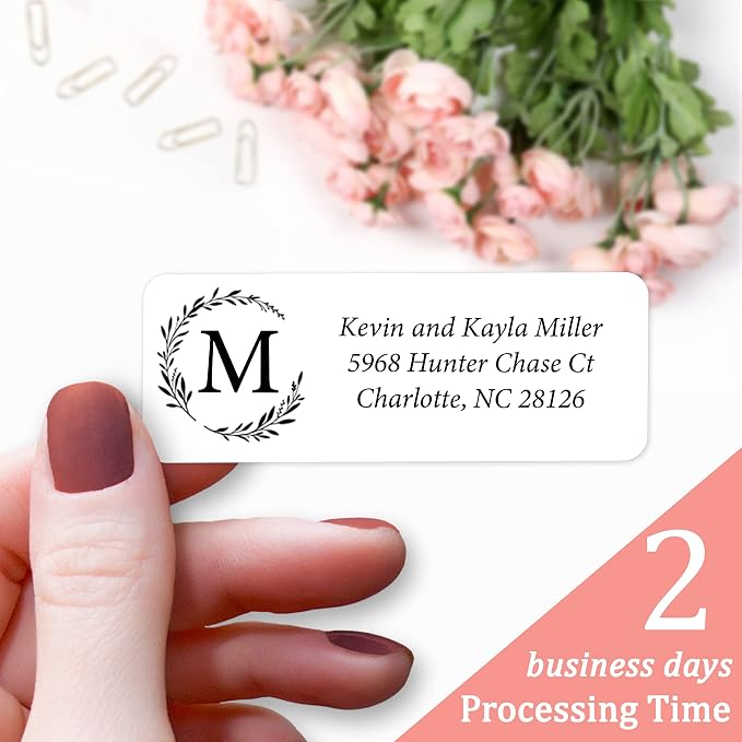 Personalized Return Address Labels Simple - Image 3
