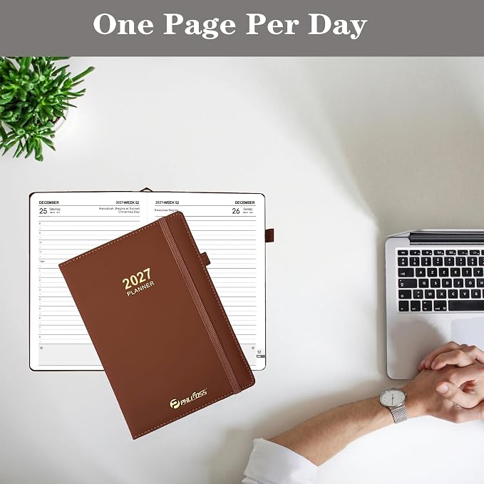 Daily Planner 2027 / Appointment Book, One Page Per Day, Jan - Image 5