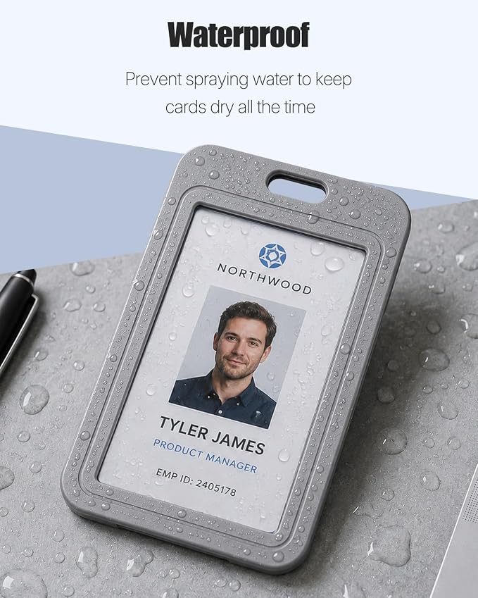 Uniclife 3 Pack ID Badge Holder - Image 4