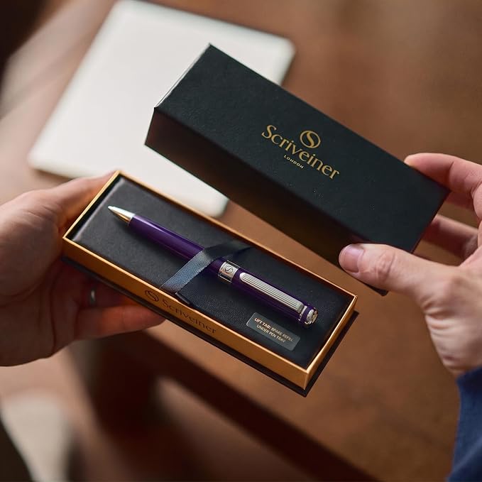 Scriveiner Aubergine Lacquer Ballpoint Pen - Image 5