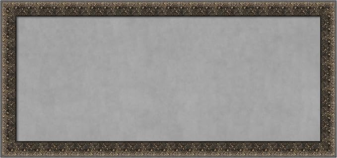 Amanti Art Black Framed Magnetic Board 25x53 Oversize Vision Board by AmantiArt