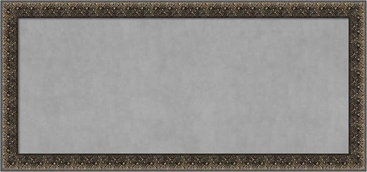 Amanti Art Black Framed Magnetic Board 25x53 Oversize Vision Board by AmantiArt