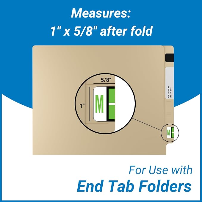 Doctor Stuff - File Folder Labels, Alphabet Letter M Stickers, Compatible - - Image 6