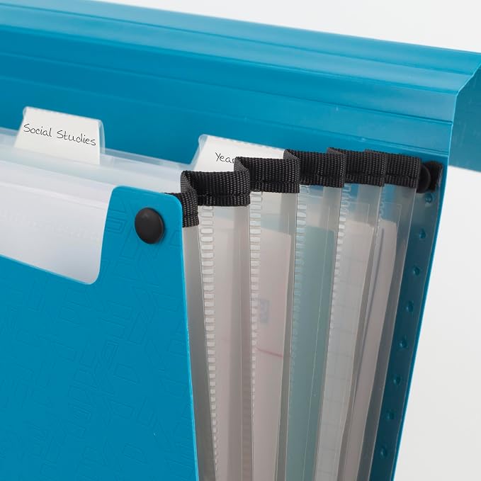 Five Star Expanding File Organizer, 6-Pocket Accordian File Organizer, Bungee - Image 3