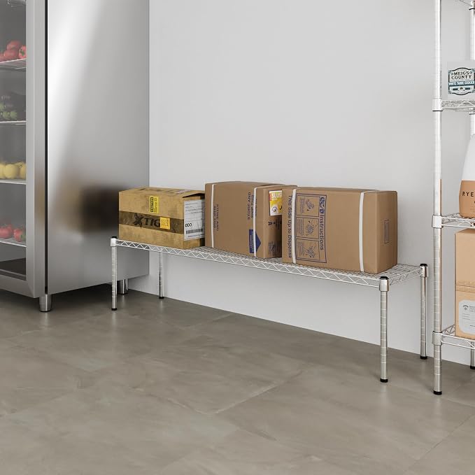 Regal Altair 14" Deep x 60" Wide x 14" Height Wire Shelving Kit | 1-Tier | NSF - Image 6