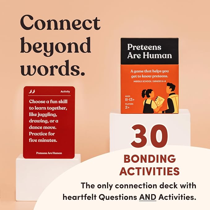Preteens are Human | 140 Conversation Cards to Help You Get to Know Preteens | - Image 6