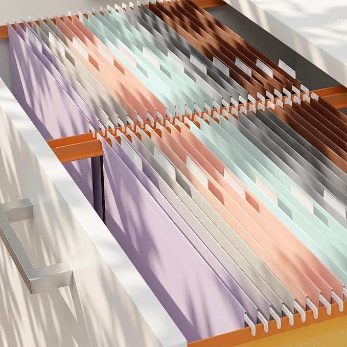 12 Pack Decorative Hanging File Folders, Letter Size - Image 5