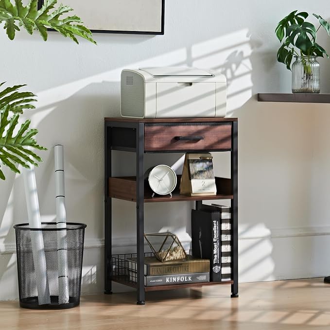 Lerliuo Walnut Printer Stand - Image 2