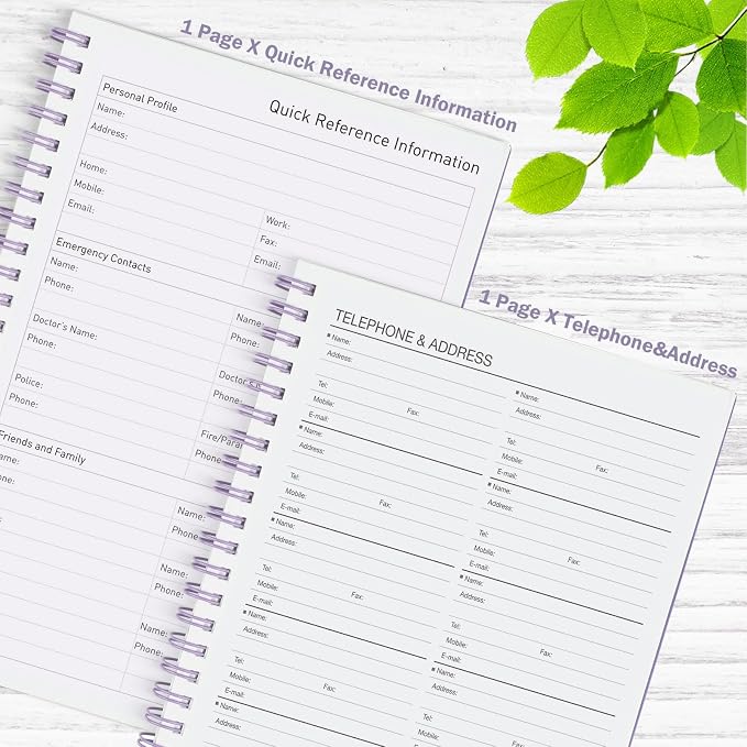 Asten Daily Planner Notebook, Undated To Do List - Image 5