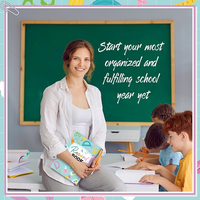 Fuyoooo Teacher Record Book Teacher Grade Books 2026-2027 Spiral Bound Record - Image 7