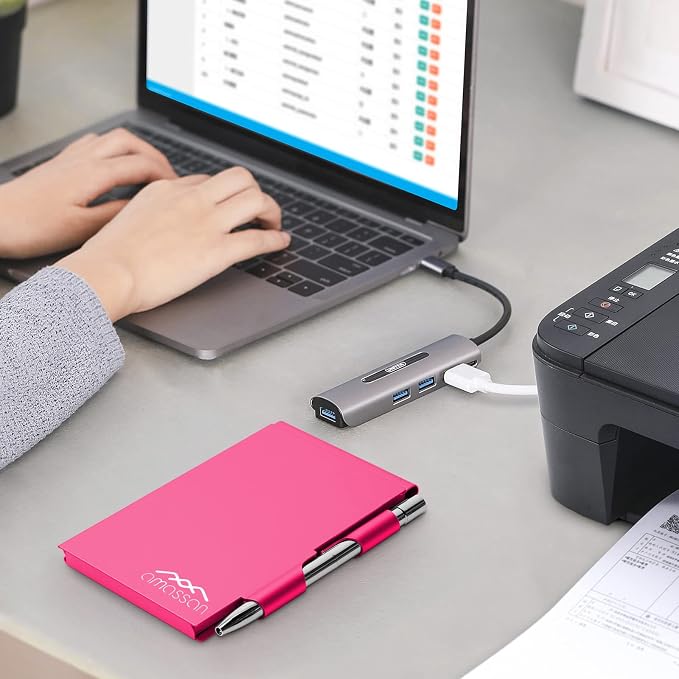 Metal Pocket Notebook, Portable Small Pocket Notepad Aluminum Note Case - Image 4