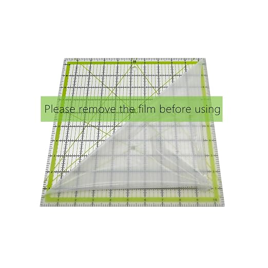 Quilting Rulers, Sewing Ruler, 4 Piece Acrylic Square Quilting Templates - Image 3