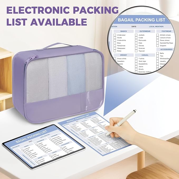 BAGAIL 9 Set Packing Cubes - Image 4