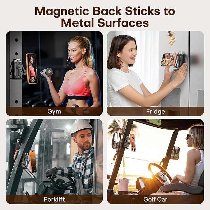 OMOTON TP02 360°Rotating for MagSafe Tripod, New Upgrade - Image 4