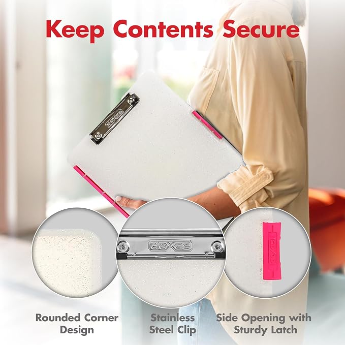Dexas Slimcase 2 Plastic Clipboard - Image 5