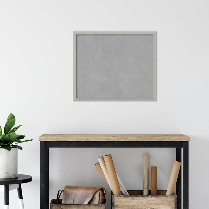 Amanti Art Silver Framed Magnetic Board 22x26 Medium Vision Board - Image 5