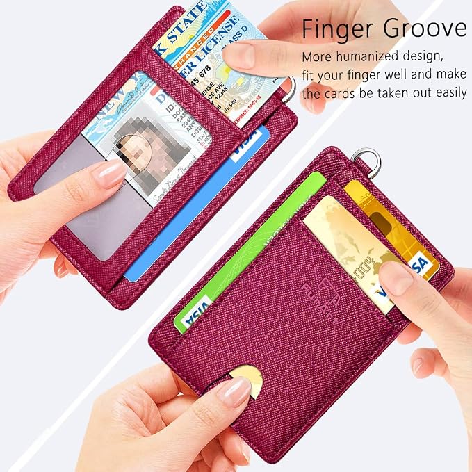 FurArt Slim Minimalist Wallet RFID Credit Card Holder - Image 3