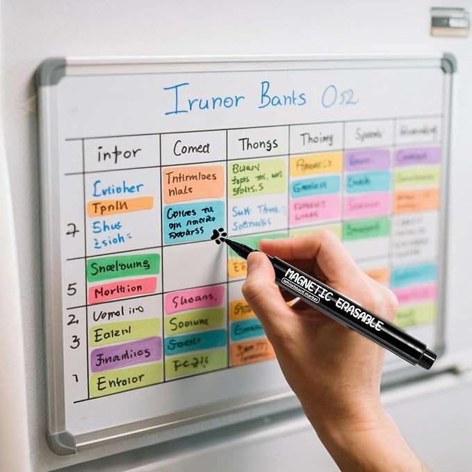 12 Pcs Dry Erase Markers, 1 mm Fine Tip Dry Erase Marker - Image 6