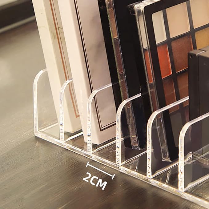 Acrylic Mail Holder 2 Pack, 7 Slots Clear Desk Organizer - Image 4